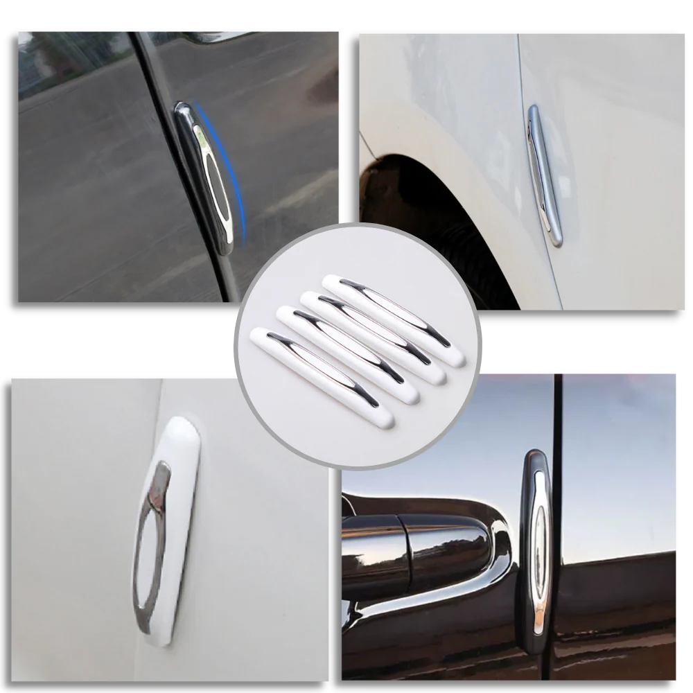 4-Pack Car Door Edge Protector Strips