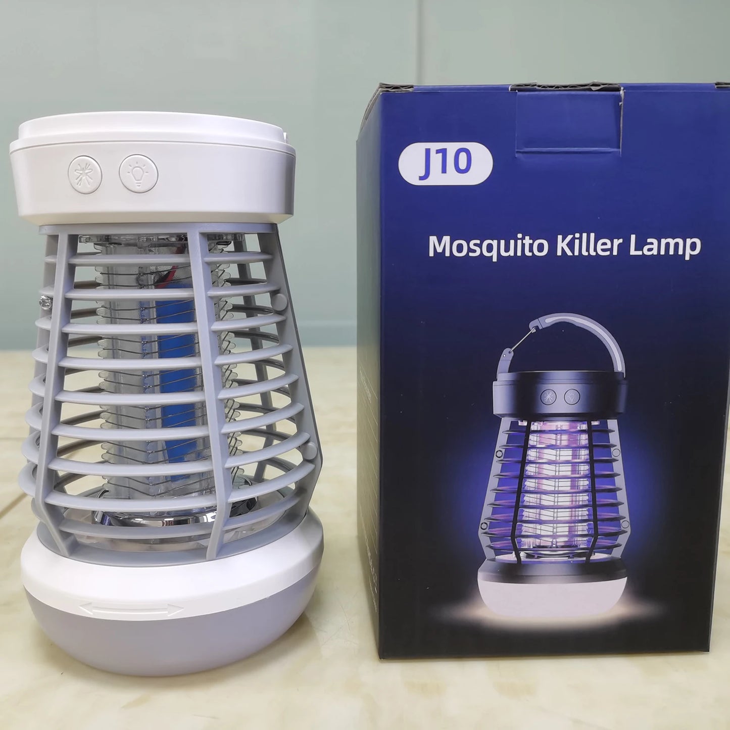 Nightglow 2-in-1 Mosquito Zapper Lamp — Portable USB Rechargeable