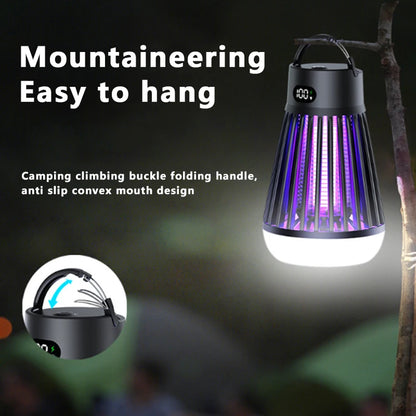Nightglow 2-in-1 Mosquito Zapper Lamp — Portable USB Rechargeable