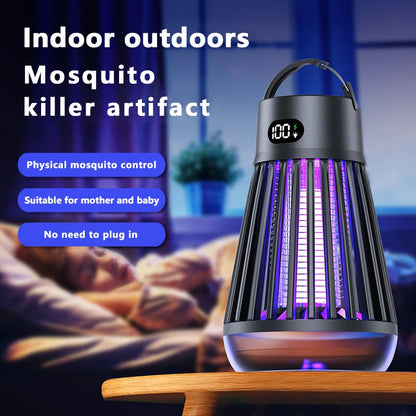 Nightglow 2-in-1 Mosquito Zapper Lamp — Portable USB Rechargeable